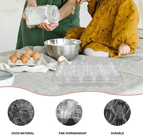 Angoily 10db Műanyag tojástartók Tiszta Tojás Tartó - barátságos tojástartó Doboz Jogosultja Tojás Tároló