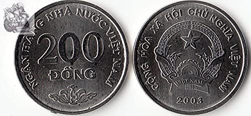 Ázsia Vietnam 200 Pajzs Érme 2003 Edition Külföldi Érmék, Érme Gyűjtemény