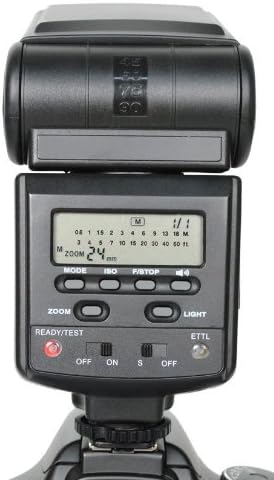 Ugrál, Zoom & Forgatható Fej Flash Kompatibilis Sony Alpha A6500 + Nagy Teljesítményű AC Gyors Töltő 4AA