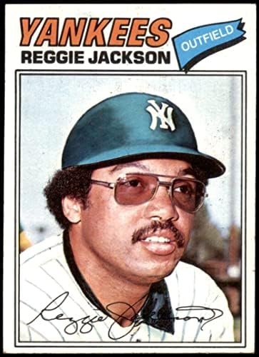 1977 Topps 10 Reggie Jackson New York Yankees (Baseball Kártya) VG/EX Yankees