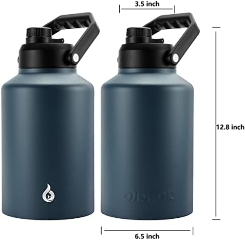 BJPKPK Egy Gallon(128oz) Hőszigetelt Üveg Vizet, Mosogatógépben mosható, Rozsdamentes Acél Termosz, BPA