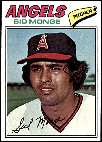1977 Topps 282 Sid Monge Los Angeles Angels (Baseball Kártya) NM+ Angyalok
