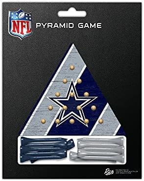 Rico Iparágak NFL Peg Piramis Játék, 4.5 x 4 Fa Utazási Méretű Piramis Játék - Játék Peg Games - Háromszög