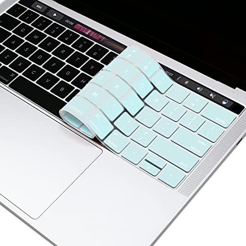 MOSISO Keyboard Cover Kompatibilis MacBook Pro Touch Bár 13, 15 hüvelykes 2019 2018 2017 (Modell: