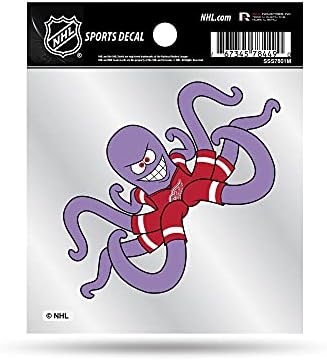 NHL Rico Iparágak Detroit Red Wings Kabala 4x4 Kis Stílus Matrica