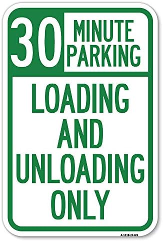 30 Perc Parkolás, Rakodás, valamint a Kirakodás Csak | 18 X 24 Nehéz-Es Alumínium Rozsda Bizonyíték Parkolás