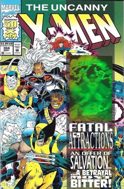 Rejtélyes X-Men, A 304 (Újságos) VF ; Marvel képregény | Végzetes Látnivalók Hologram