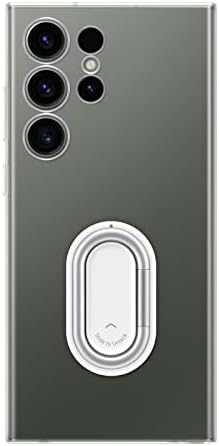 SAMSUNG Galaxy S23 Ultra Tiszta Gadget Telefon Esetében, védőburkolat w/Markolat, Kitámasztó, Prémium