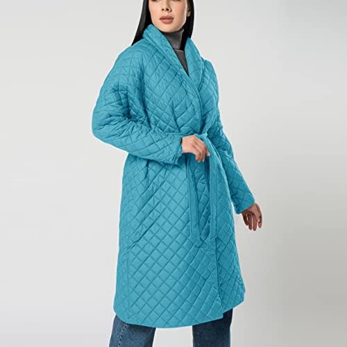Pakolható Gömbhal Kabát Női Téli Kabát Hajtókáját Ultra Könnyű Kabát Széldzseki Meleg Árok Kabát Zsebekkel