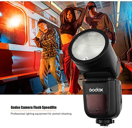 Godox V1N Szakmai Speedlite Vaku Speedlight Kerek Fej, Vezeték nélküli 2,4 G Fresnel Zoom Nikon d5300